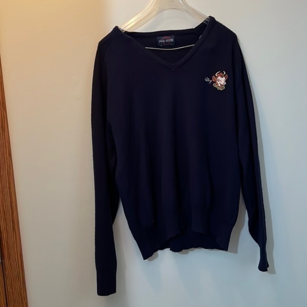 Vintage Elsie, the cow blue sweater size 1 XL